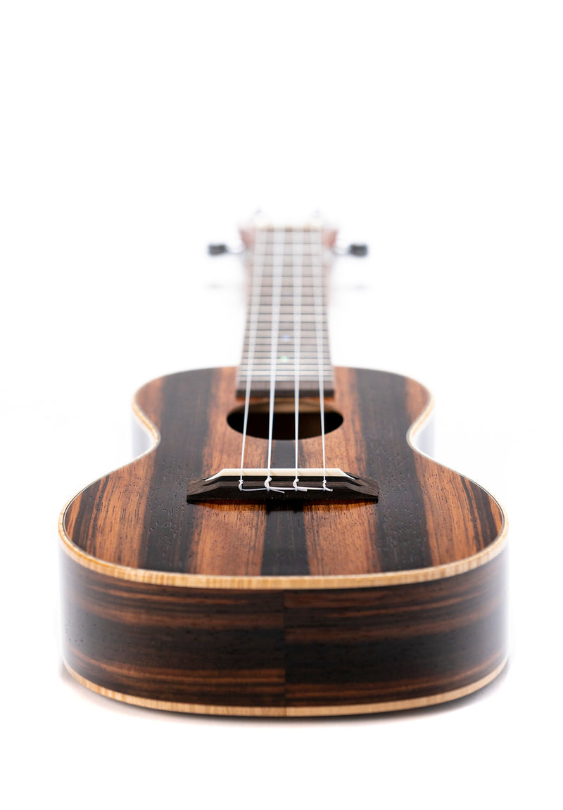 Leolani Concert Macassar Ebony TUX Finish Ukulele