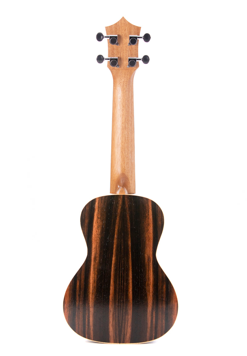 Leolani Concert Macassar Ebony TUX Finish Ukulele