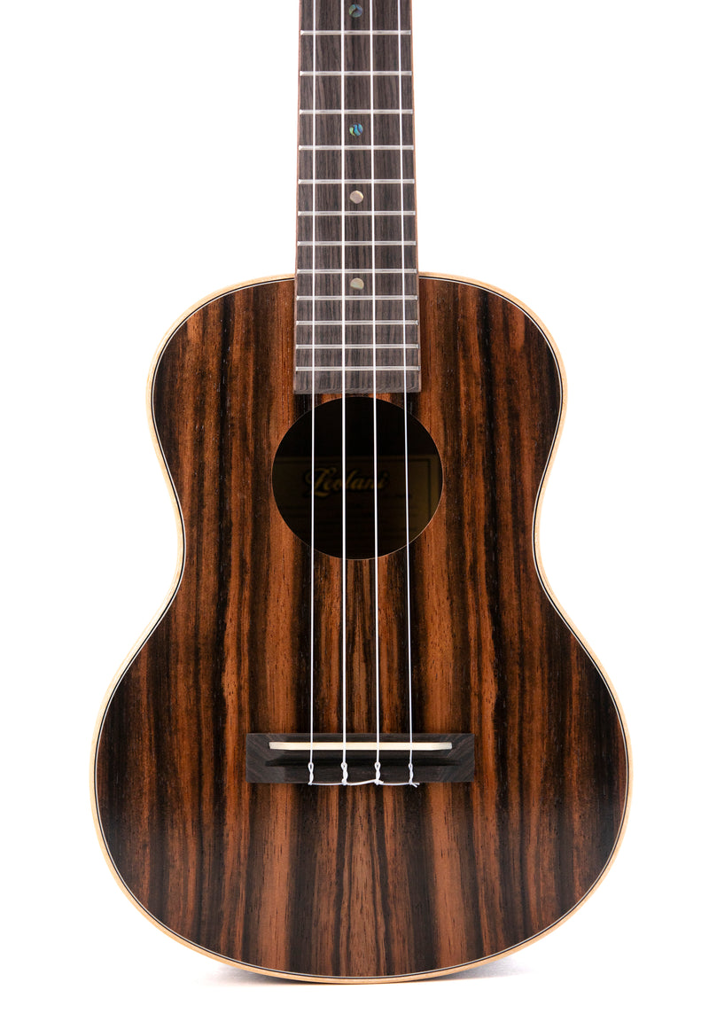 Leolani Tenor Macassar Ebony TUX Finish Ukulele