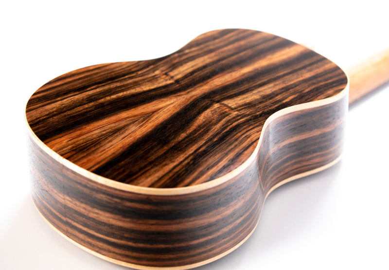 Leolani Tenor Macassar Ebony TUX Finish Ukulele